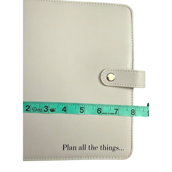 Franklin Covey Full-Grain Leather 7 Ring Planner Binder Gray - Picture 10 of 14